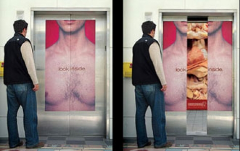 asansör reklamı