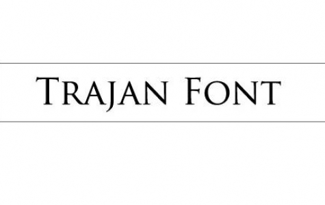 TRAJAN bir klasiktir – Trajan is the Movie Font