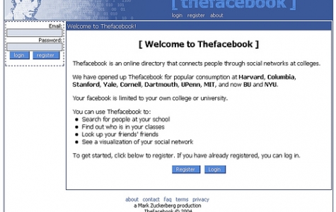 Facebook’un 2004 yılındaki hali