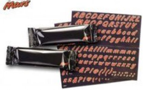 Mars çikolata barından mesajınız var… Çıkartmalı ürün paketleri