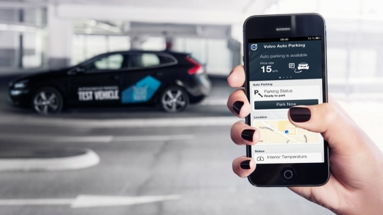 Volvo’nun Telefondan Kontrol Edilen Sürücüsüz Otomatik Park Sistemi