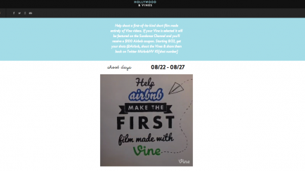 Airbnb’den Vine Kampanyası: Hollywood and Vines