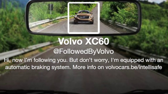 Volvo XC60 Sizi Twitter’da Yakından Takip Etse?