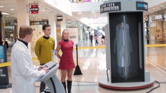 Alışveriş Merkezinde Işınlanma Makinesi: Star Trek Into Darkness