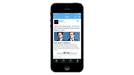 Twitter ve Comcast’ten Tweet İçinde TV Yayını Entegrasyonu