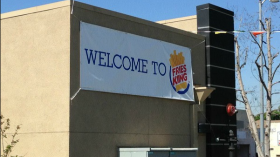 Burger King’in İsmi Fries King Olarak Değişti