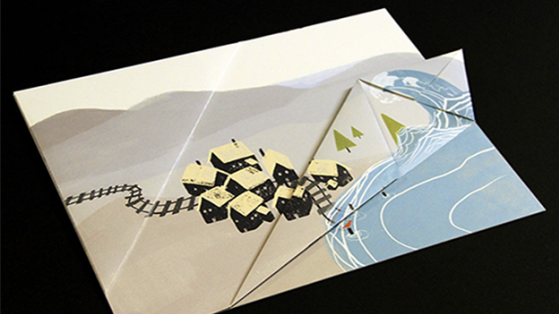 Origami Sanatıyla Hikaye Anlatımını Birleştiren Poster