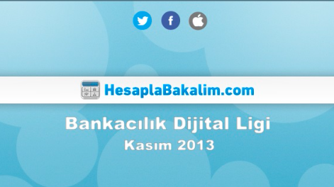 Bankacılık Sektörü Kasım 2013 Dijital Raporu