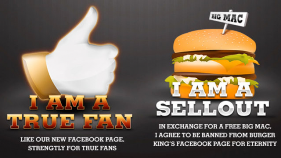 Burger King Facebook Takipçilerine Rest Çekerse