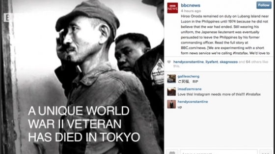 BBC Instagram’da Yeni Bir Yöntem Deniyor: Instafax