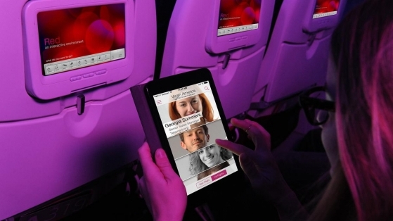 Virgin America’dan İş İnsanlarına Uçuş-içi Sosyal Medya Deneyimi