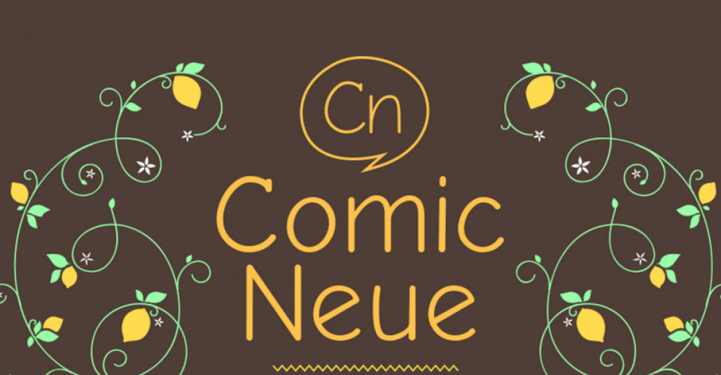 Comic Sans’a Makyaj: Comic Neue