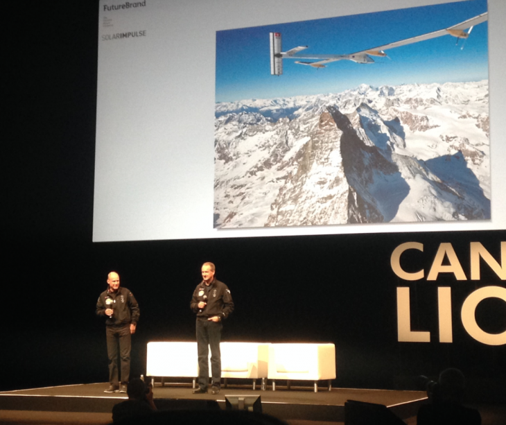 Yere Inmeden Dunyayi Dolasacak Cevreci Ucak Solar Impulse Cannes Lions 2014 Bigumigu