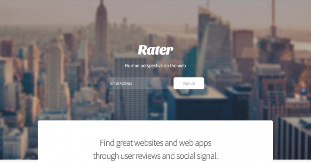 İnternetin Kayda Değer Sitelerini Derleyen Platform: Rater