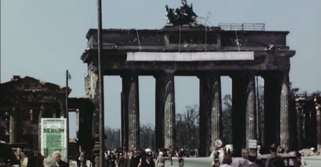 2. Dünya Savaşı Sonrası Berlin’in Yüksek Çözünürlüklü Videosu