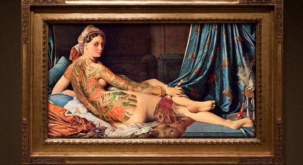 Klasik Eserlere Modern Dövmeler