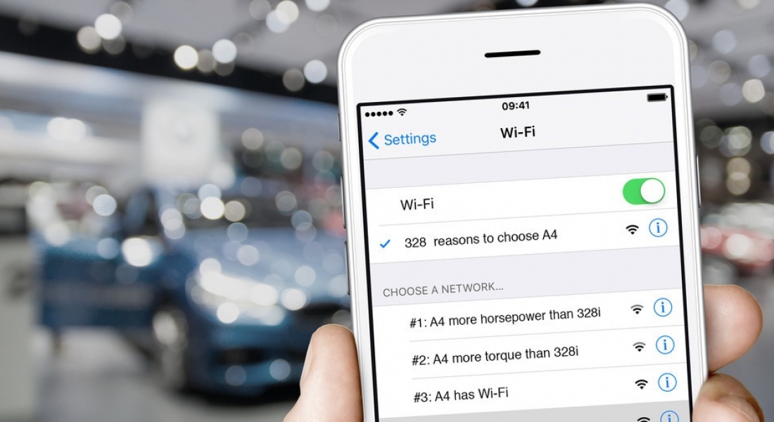 Audi, BMW’yi Wi-Fi Ağlarıyla Trollüyor