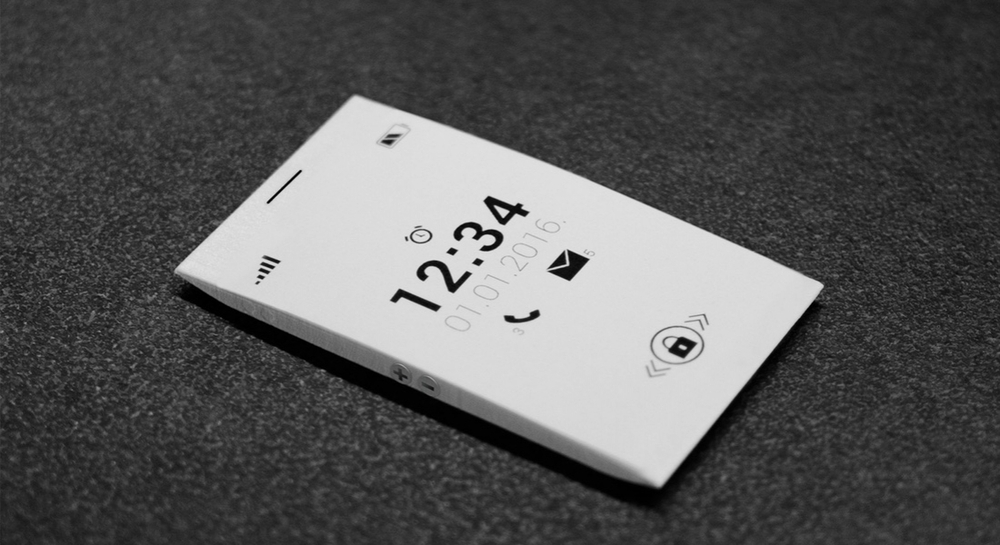 Kredi Kartı İnceliğinde Minimalist Telefon