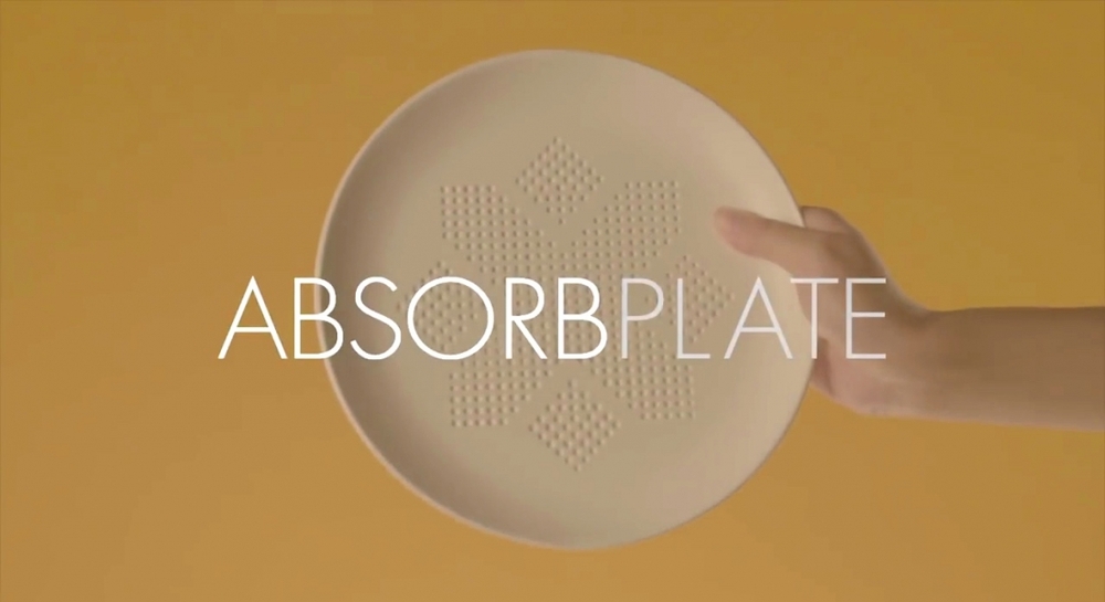 Yemeklerdeki Fazla Yağı Emen Tabak: AbsorbPlate