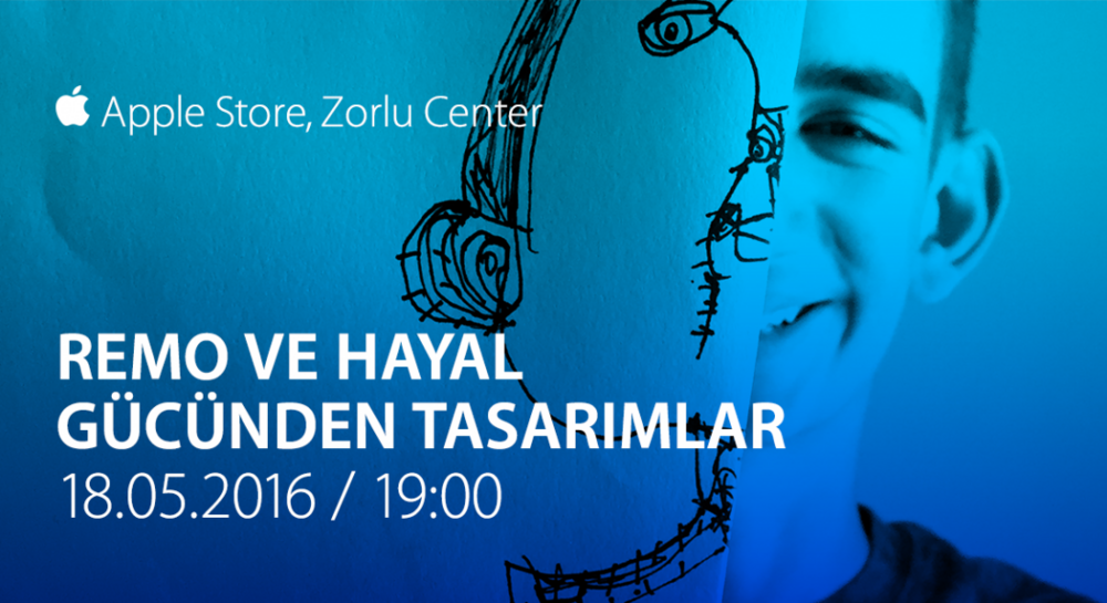 Harika Tasarımların Sahibi Remo, Apple Store’daydı