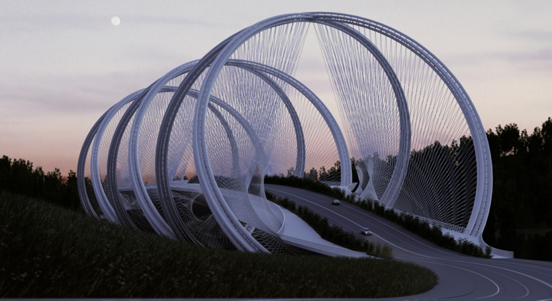 Beijing Kış Olimpiyatları İçin Yapılacak Çift Sarmal Kemerli Köprü