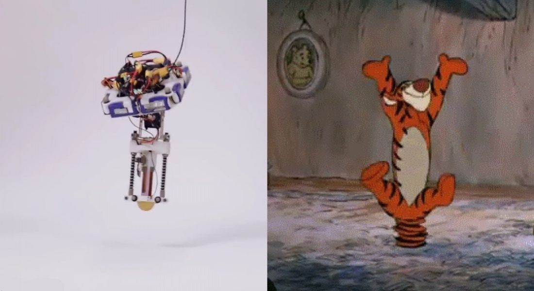 Disney Research’ten Tek Ayak Üzerinde Seken Robot