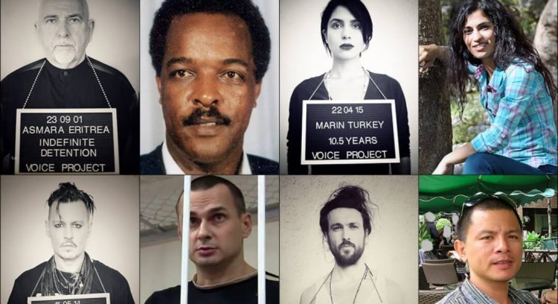 Dünyaca Ünlü Sanatçılardan Dünyadaki Tutuklu Sanatçılara İfade Özgürlüğü Desteği