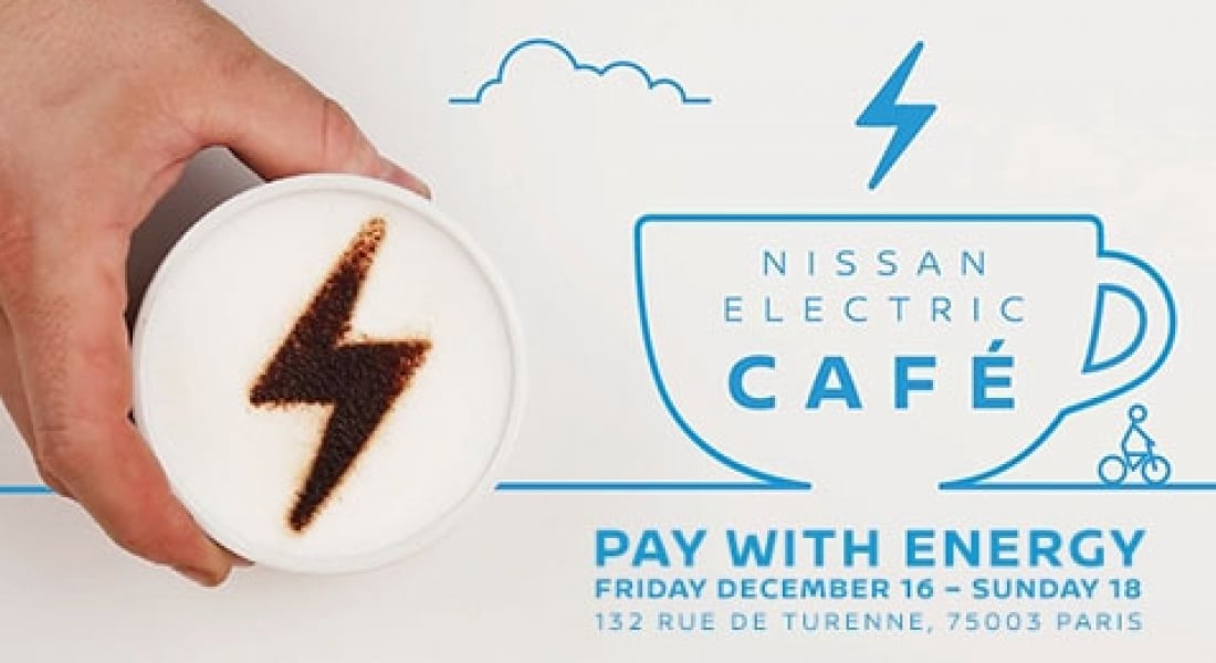 Nissan’dan Enerjiyle Ödeme Yapılan Kafe