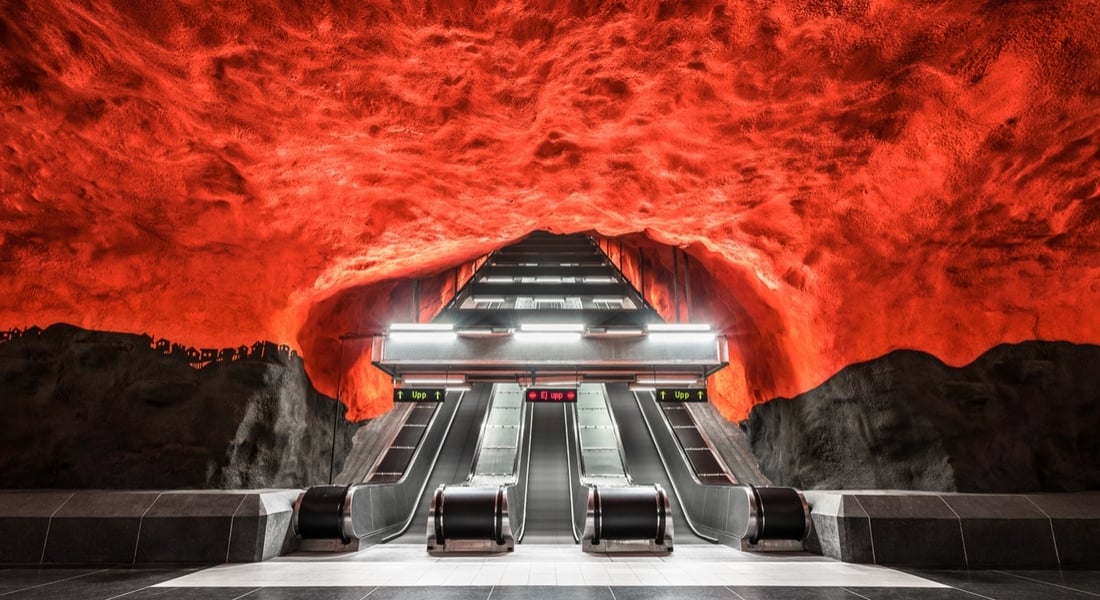 Metro İstasyonlarının İhtişamını Ortaya Çıkaran Fotoğraflar