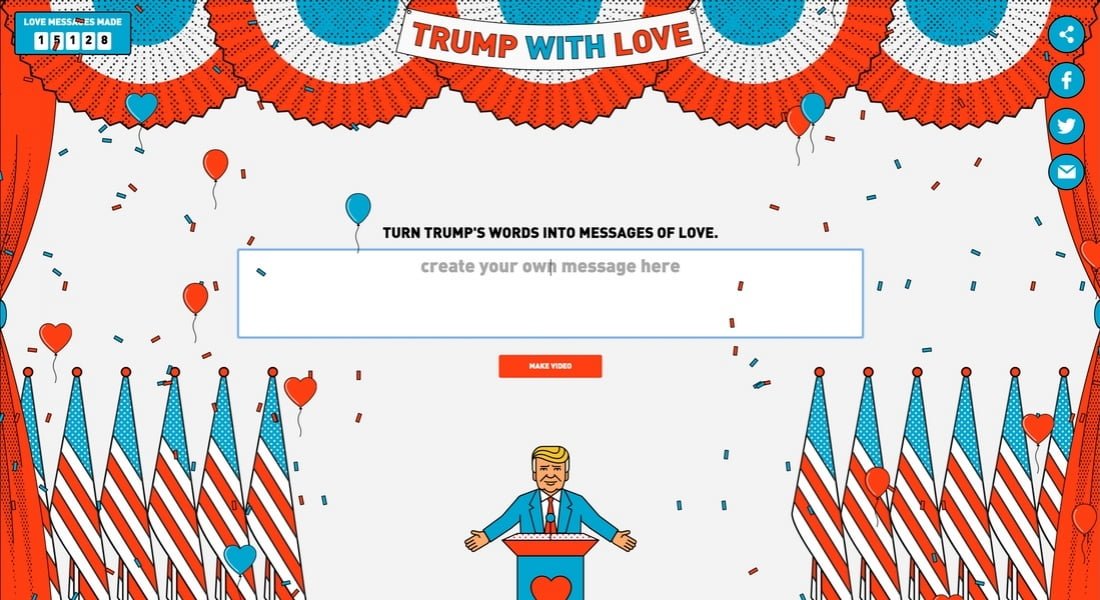 Trump’ın Ağzından Sevgi Dolu Cümleler Çıkarın