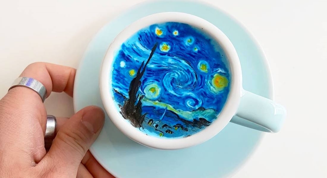 Renkli Çizimlerle Kahve Sanatına Yeni Bir Boyut