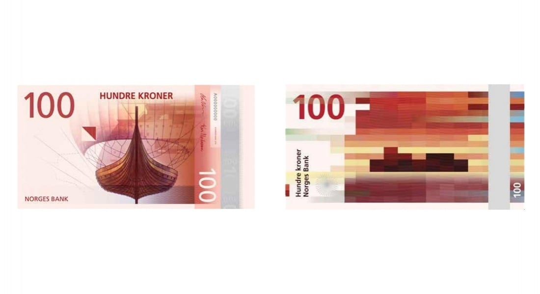 Norveç’in Pikselli Banknotları Dolaşıma Girdi