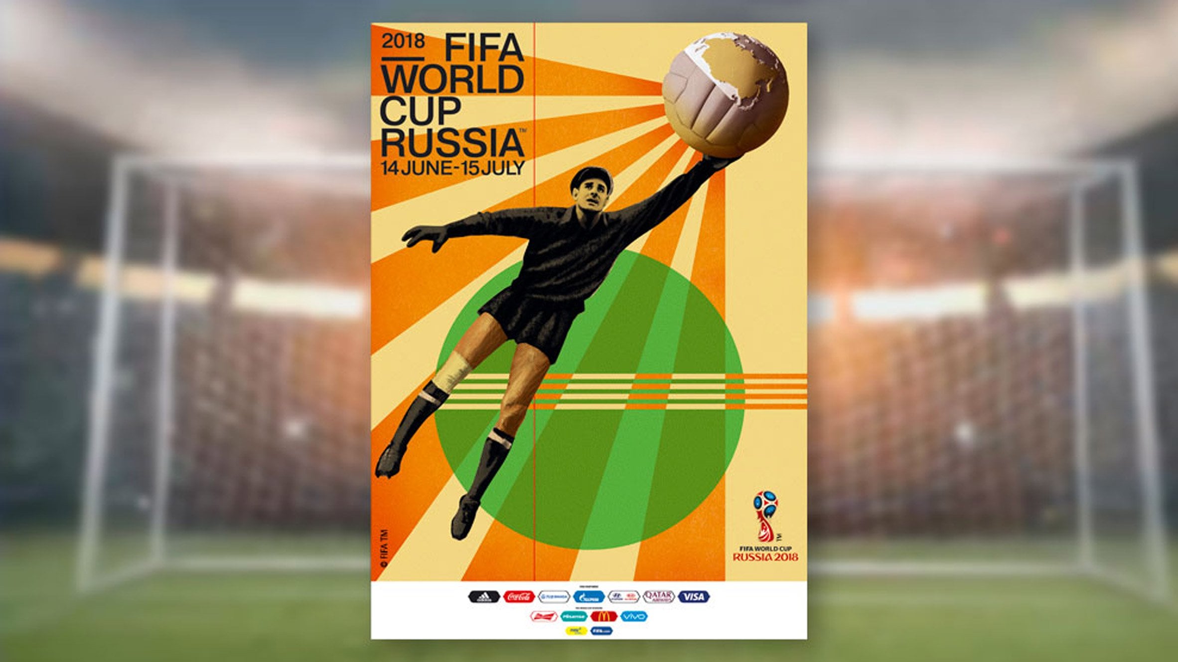 FIFA 2018 Dünya Kupası Posteri Yayınlandı