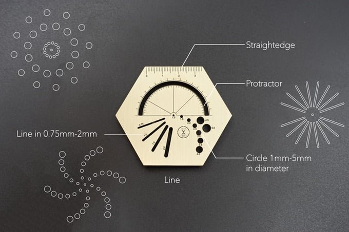 cetvel_hexagonal ruler_yuan design studio_hong kong_bigumigu