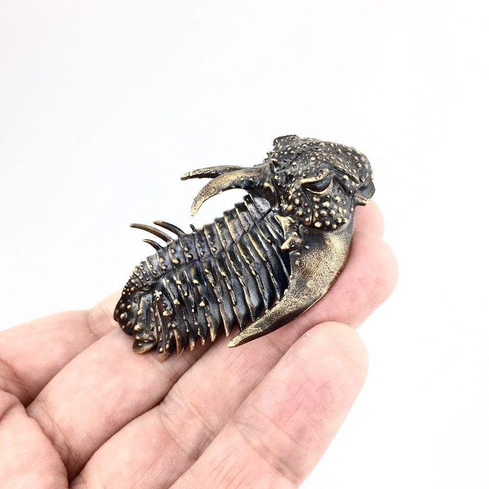 Bilim İnsanından Fosil Heykelleri