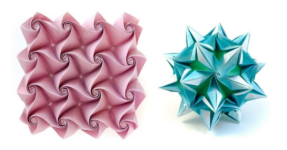 Bir Matematikçinin Tasarımıyla Origami Çiçek Topları ve Mozaikler