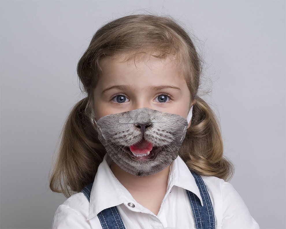 Çocuklar İçin Hastane Ortamını Neşelendiren Maskeler