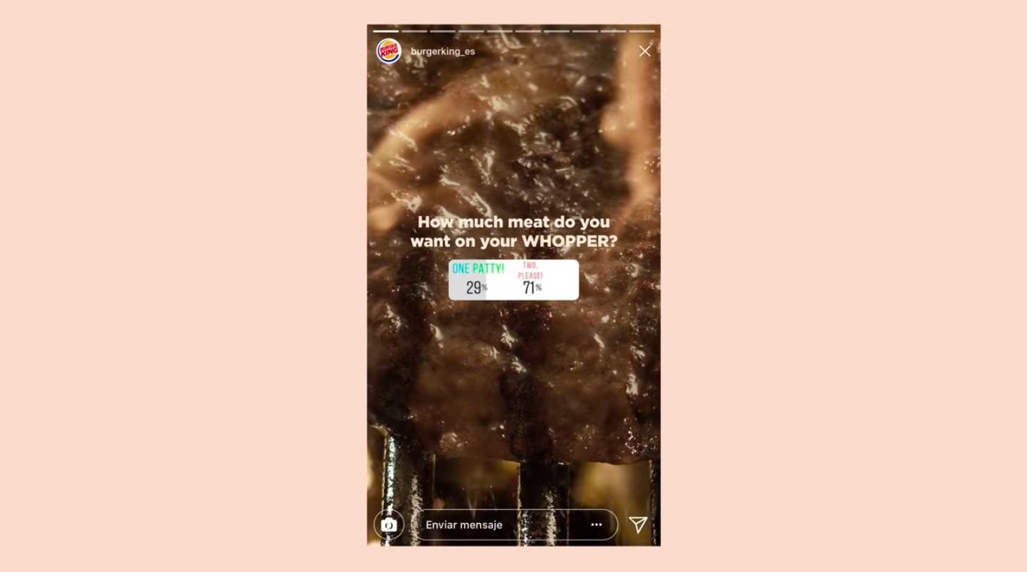 Instagram Hikayelerinden Whopper Siparişi Verilir