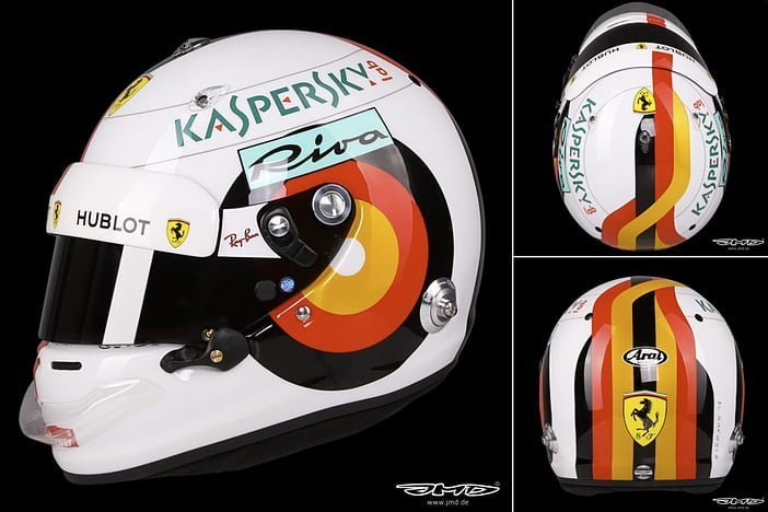 Sebastian Vettel için Niemann İmzalı Kask Tasarımı