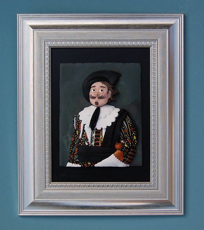 Ünlü Tablolar Kille Yeniden Hayat Buldu Polymer Painting