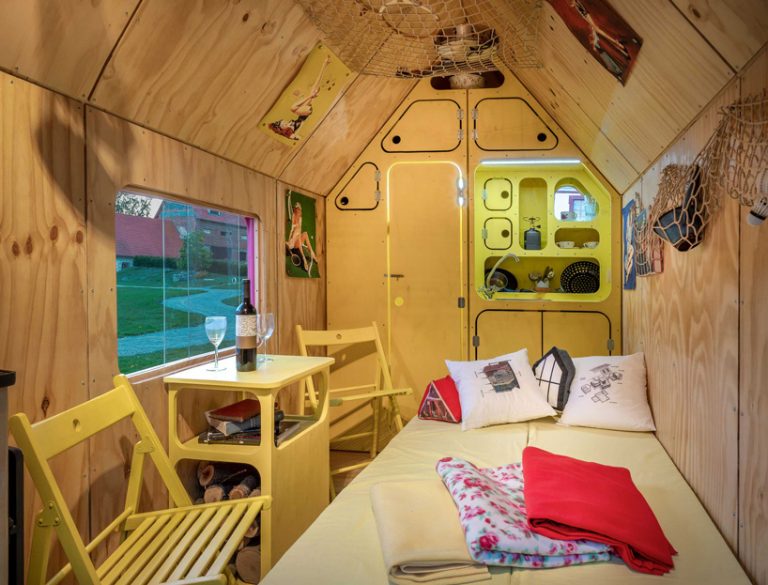 Kendin Yap RömorkEv Magenta Tiny House • Bigumigu