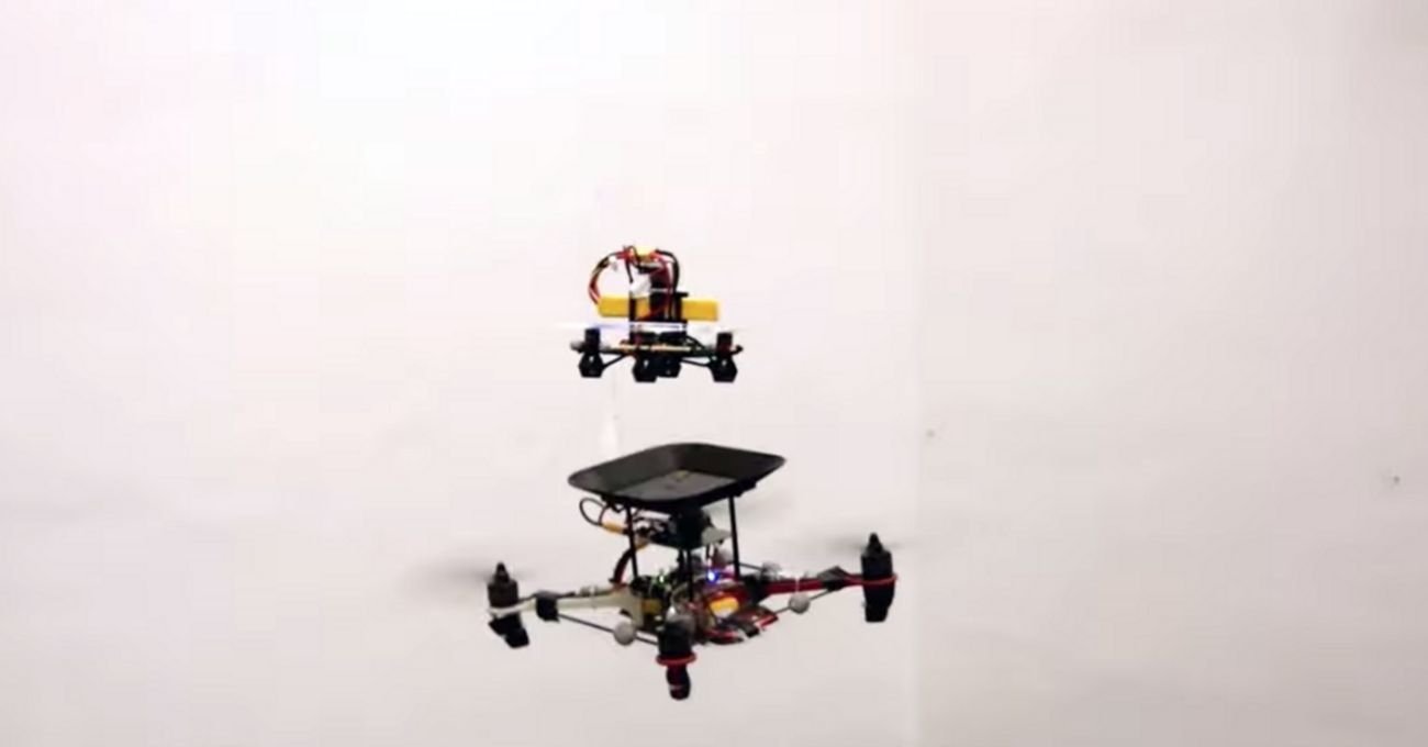 Drone’ları Havada Şarj Eden Drone’lar