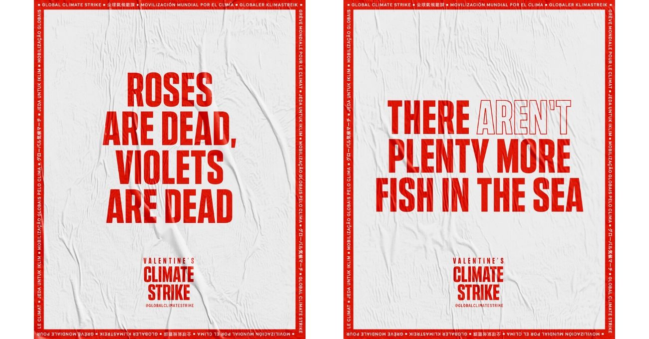 Sevgililer Günü’nde Gerçekleşecek İklim Grevine Özel Posterler