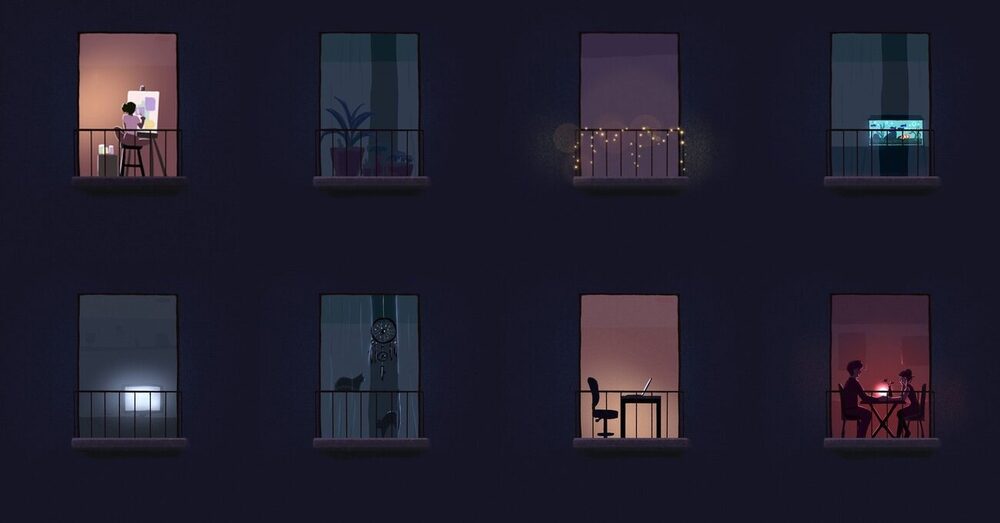 İnsanların Hayatlarını Küçük Bir Yere Sığdıran Sanal Apartman: Distant Neighbours