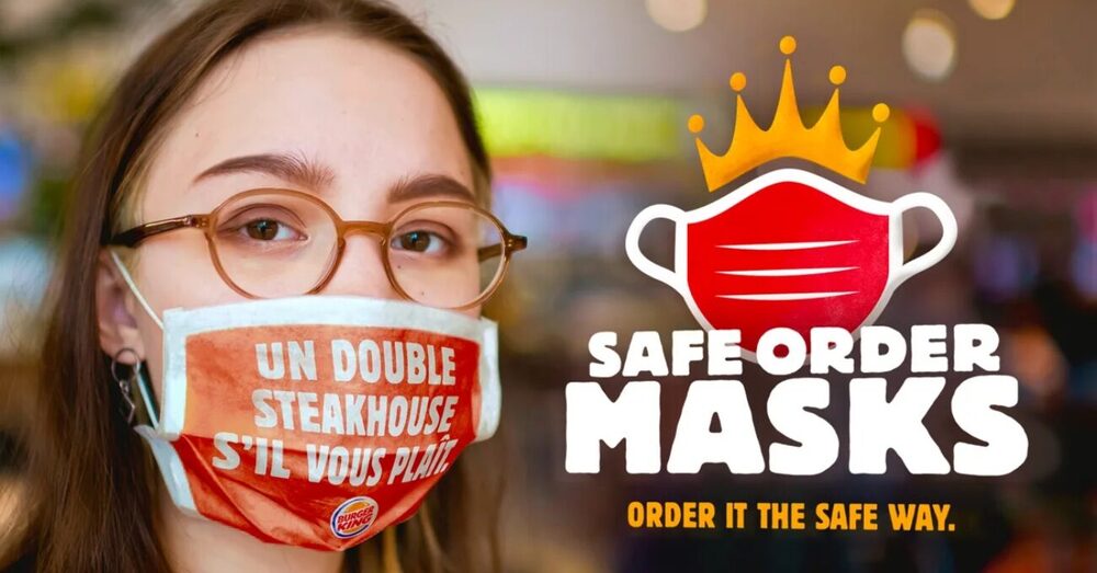 Burger King’den Güvenli Sipariş Maskeleri
