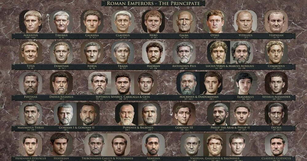 Roma İmparatorlarının Fotogerçekçi Portreleri