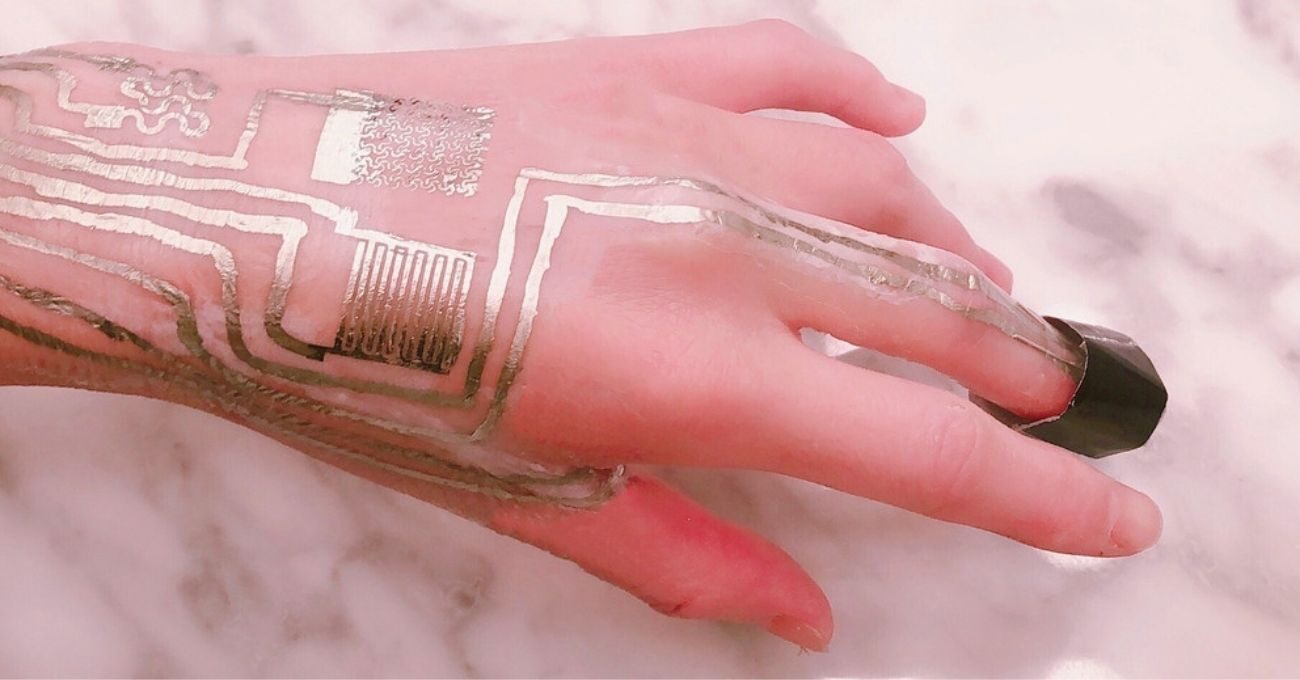 Doğrudan İnsan Cildine Basılan Biyometrik Sensörler