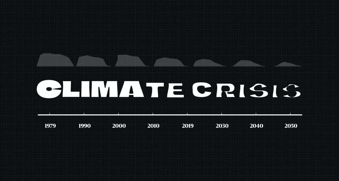 climate crisis font