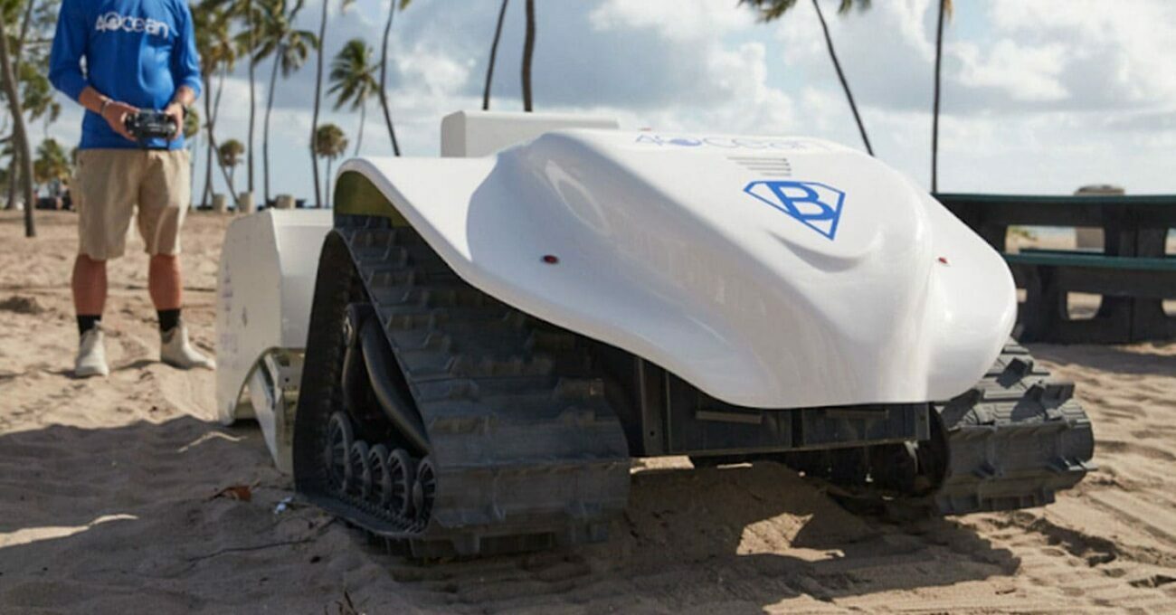 Güneş Enerjisiyle Çalışan Sahil Temizleme Robotu