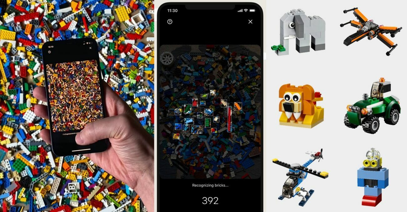 LEGO Yığınını Tarayarak Neler Yapabileceğinizi Gösteren Uygulama